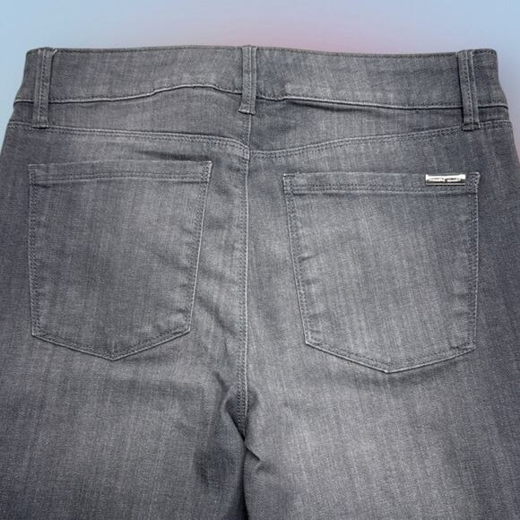 WHBM Women’s 4 Gray Bedazzled THE SLIM Jeans - Picture 3 of 6